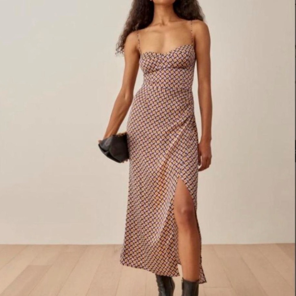 Reformation Marguerite Dress in color Plaza